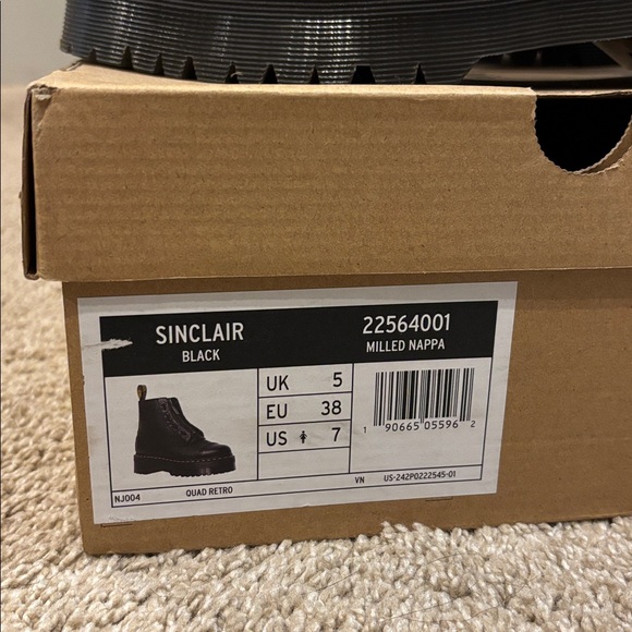 Dr. Martens Black Combat Boots - Picture 4 of 4